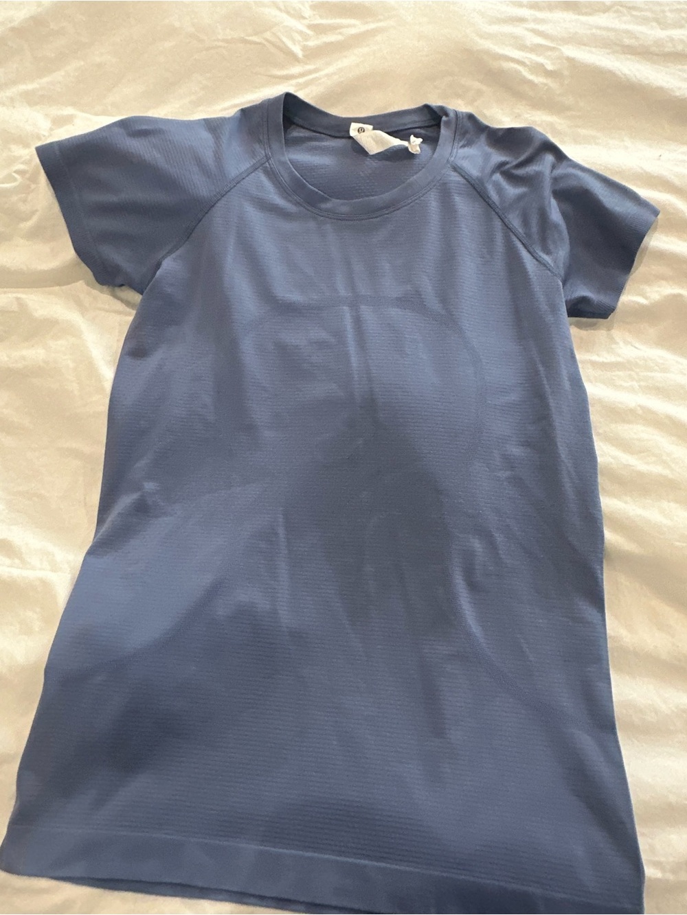 lululemon athletica wines Short Sleeve Performance Tee in Slate Blue